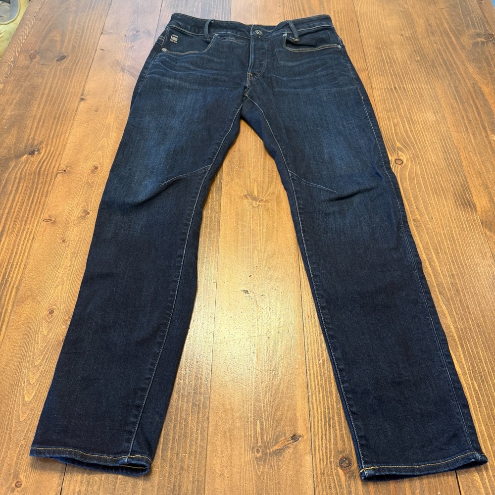 G-Star Raw Jeans D-Staq 5-Pocket Slim Fit Dark Aged Wash Blue 31x32 Denim‎